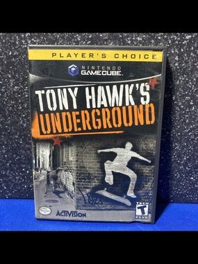 Nintendo GameCube Tony Hawk's Underground - Black & Orange